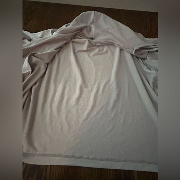 Torrid Hooded Cardigan Drape Sweater active top EUC lilac purple 5X plus size - Picture 13 of 15